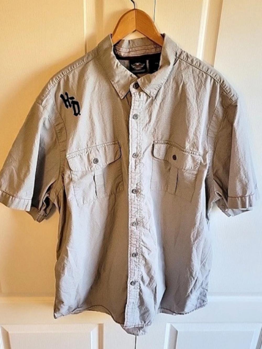 Harley-Davidson Genuine MotorClothes Short Sleeve Shirt Gray 2XL